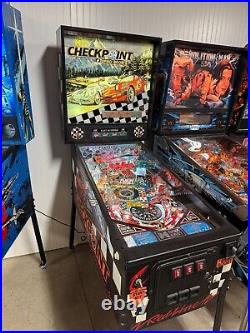 Checkpoint Pinball Machine (LEDs) Data East