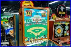 Chicago Coin Batter Up Baseball Pinball Machine Vintage 1970s Arcade