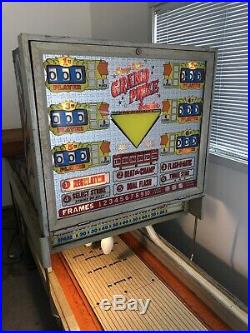 Chicago Coin Grand Prize Big Ball Bowler Bowling Machine Working 13ft Long