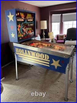 Chicago Coin Hollywood Pinball Machine Collectible Arcade Game Original