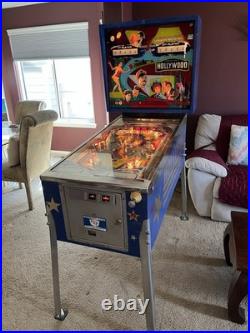 Chicago Coin Hollywood Pinball Machine Collectible Arcade Game Original