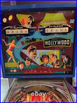 Chicago Coin Hollywood Pinball Machine Collectible Arcade Game Original