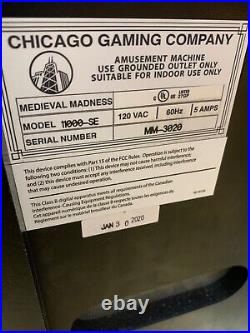 Chicago Coin Medieval Madness SE pinball machine