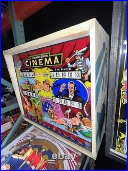 Chicago Coin's Cinema Laurel and Hardy Free Ship Pinball Machine 1976