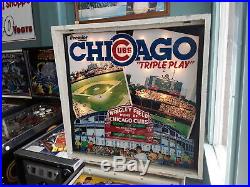 Chicago Cubs Triple Play Pinball Machine by Gottlieb-FREE SHIPPING
