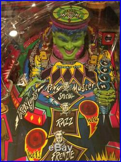 Cirqus Voltaire Pinball Machine Works perfect with tons of upgrades