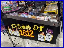 Class of 1812 Pinball Machine Gottlieb 1991 Orange County Pinballs
