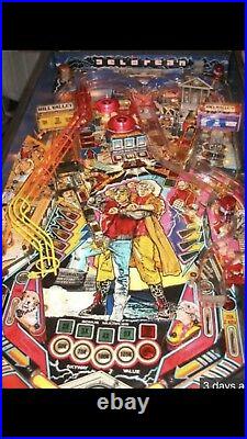 Coin Operated BACK TO THE FUTURE Pinball Original Working Upgraded Not A Phony