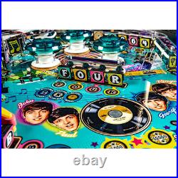Collectible Stern The Beatles Beatlemania Pinball Machine Gold Edition