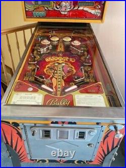 Collectors Mata Hari 1978 Original Vintage Pinball Machine by Bally