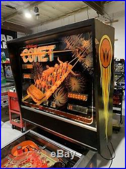 Comet Pinball Machine Williams 1985 Coin Op Carnival themed Free Shipping