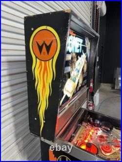 Comet Pinball Machine Williams 1985 LEDS Orange County Pinballs FREE SHIP