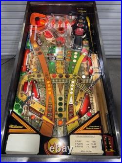 Comet Pinball Machine Williams 1985 LEDS Orange County Pinballs FREE SHIP