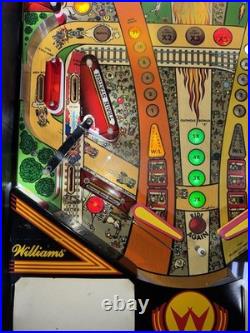 Comet Pinball Machine Williams 1985 LEDS Orange County Pinballs FREE SHIP