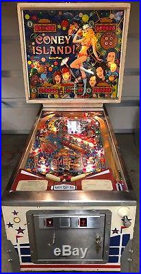 Coney Island Pinball Machine by Game Plan VERY NICE CONDITION