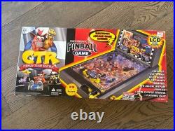 Crash Bandicoot CTR Team Racing Electronic Pinball Machine Tabletop Game 1999