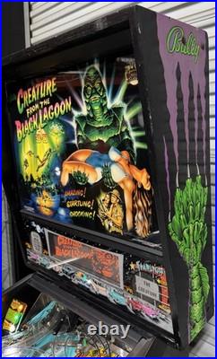 Creature From The Black Lagoon Pinball Machine Bally LEDs Free Ship OC Pinball