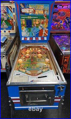 Cross Town Pinball Machine Professionall Techs Serviced 1966 Gottlieb