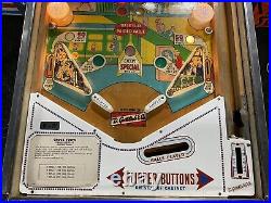 Cross Town Pinball Machine Professionall Techs Serviced 1966 Gottlieb