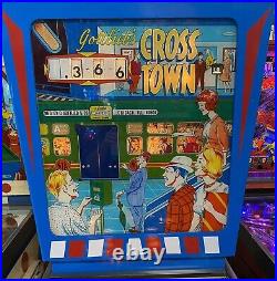 Cross Town Pinball Machine Professionall Techs Serviced 1966 Gottlieb