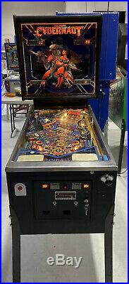 Cybernaut Pinball Machine Bally Coin Op Arcade 1985 Free Shipping