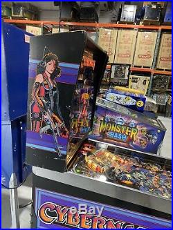 Cybernaut Pinball Machine Bally Coin Op Arcade 1985 Free Shipping