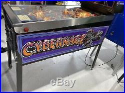 Cybernaut Pinball Machine Bally Coin Op Arcade 1985 Free Shipping