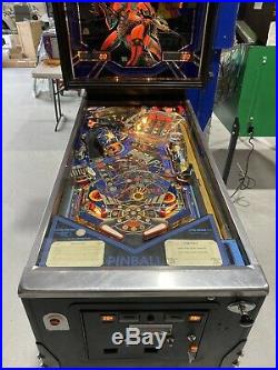 Cybernaut Pinball Machine Bally Coin Op Arcade 1985 Free Shipping