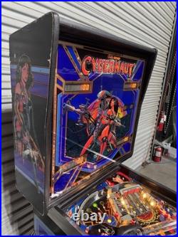 Cybernaut Pinball machine Bally 1985 Orange County Pinballs FREE SHIPPING