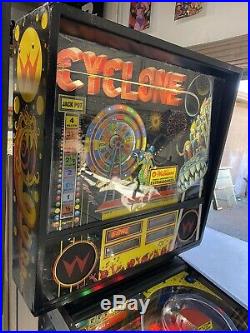 Cyclone Pinball Machine Williams 1988 Free Shipping LEDS