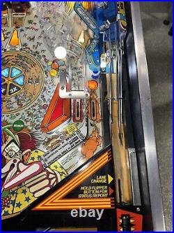 Cyclone Pinball Machine Williams 1988 LEDS Free Shipping Orange County Pinballs