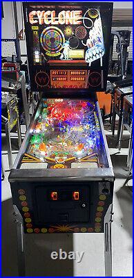 Cyclone Pinball Machine Williams Arcade LEDS Free Shipping Home Use Only