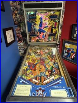 D. Gottlieb & Co. Marvel's the Amazing Spider-Man Pinball Arcade Machine 1980 D. Gottlieb & Co. Marvel's the Amazing Spider-Man Pinball Arcade Machine 1980