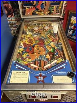 D. Gottlieb & Co. Marvel's the Amazing Spider-Man Pinball Arcade Machine 1980 D. Gottlieb & Co. Marvel's the Amazing Spider-Man Pinball Arcade Machine 1980