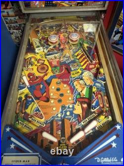 D. Gottlieb & Co. Marvel's the Amazing Spider-Man Pinball Arcade Machine 1980 D. Gottlieb & Co. Marvel's the Amazing Spider-Man Pinball Arcade Machine 1980