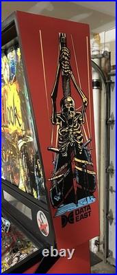 DATA EAST HOOK PINBALL MACHINE RESTORED BEAUTIFUL CONDITION LEDs