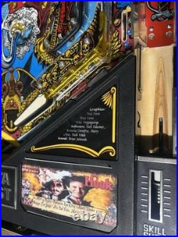 DATA EAST HOOK PINBALL MACHINE RESTORED BEAUTIFUL CONDITION LEDs