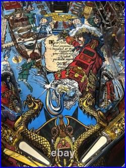 DATA EAST HOOK PINBALL MACHINE RESTORED BEAUTIFUL CONDITION LEDs