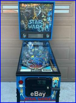DATA EAST STAR WARS PINBALL MACHINE With LEDs GREAT FAMILY GAME FREE SHIPPING