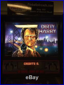 DIRTY HARRY Pinball Machine Williams 1995 Great for Any Home Arcade