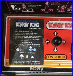 DONKEY KONG ARCADE MACHINE by NINTENDO 1981 Rare WORKS