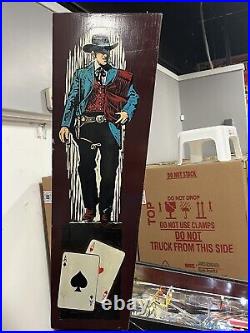 Data East 1994 Maverick Pinball Machine Leds Prof Techs Poker Card Western