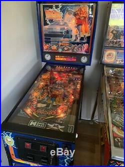 Data East BACK TO THE FUTURE arcade pinball Almost 100% Original
