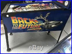 Data East Back To The Future Pinball Machine Rare N A Beauty Michael J Fox
