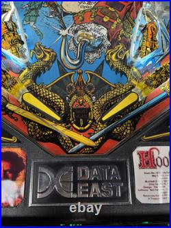 Data East Hook Pinball Machine Fully Refurbished Plays Great Robin Williams