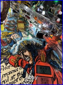 Data East Hook Pinball Machine Fully Refurbished Plays Great Robin Williams