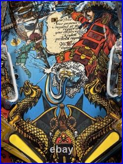Data East Hook Pinball Machine Fully Refurbished Plays Great Robin Williams