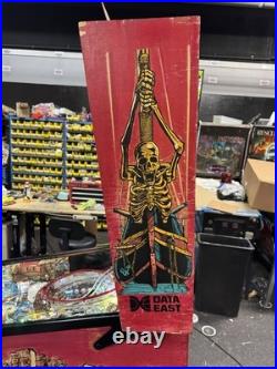 Data East Hook Pinball Machine Fully Refurbished Plays Great Robin Williams