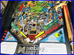 Data East Jurassic Pinball Machine Beautiful Condition