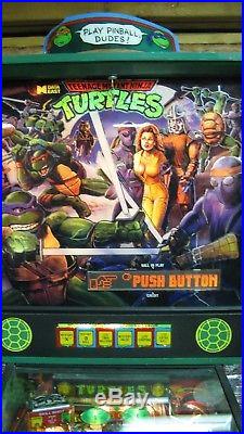 Data East Ninja turtles TMNT Pinball machine nice, fully shopped family game